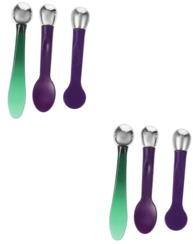 Healeved 6stücke Teiliges Augenmassage-sticks Mit Löffel Für Augen Und Gesichtscreme Tragbares Makeup-werkzeug Zur Reduzierung Von Augenringen Und Falten