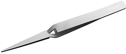 Pincettes À Souder Inversées En Acier Inoxydable Non Conductrices Haute Précision Pointes Pointues Antimagnétiques Outils À Main