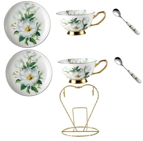 Ciieeo Juego De Té Taza De Cerámica Vintage Taza De Estilo Europeo Creativa Platillo