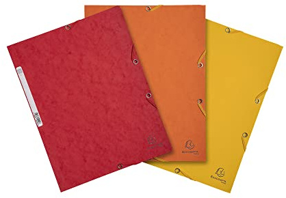 Exacompta 51 Gummizugmappen 3 Klappen 400 g/m² sonnengelb