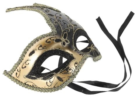 Abaodam Masque Vénitien Décoratif Accessoire De Fête Masque De Mascarade Rétro Demi-masque Ancien Pour Homme