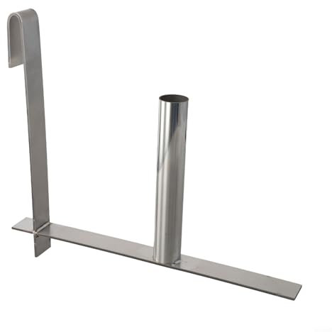 Jotekonoby Gancio di aiuto per il rotolamento della striscia dello schermo della privacy del PVC del metallo per l'installazione di recinzione della stuoia di asta singola