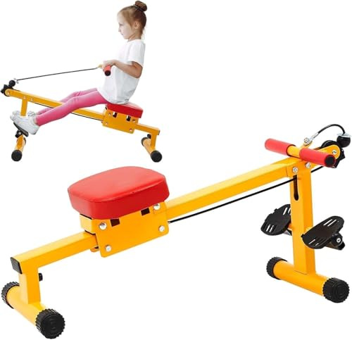 Kinder Rudergerät Fitness Trainingsgeräte Für Kinder Indoor Taillen- Und Rückentrainer Verstellbare Kinder Trainingsgeräte Für Körperliches Training Anfänger