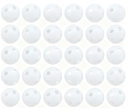 TSUOUKL Lot de 30 Boules hochets à Coudre - Blanches - pour poupée d'animal - Hochet - Hochet en Peluche
