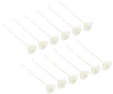 LOLIPPYY 12 Varillas Difusoras Aromáticas Forma de Flor Artificial, Repuesto para Difusores de Aceites Esenciales, Liberación de Aroma, Ambiente Agradable para Hogar y Oficina