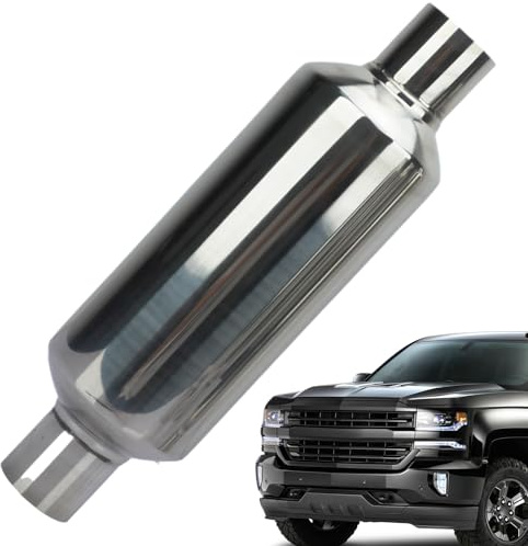Tuxuseo Silencieux Performance - Tube d'Échappement | Pièces Modification Réduction Pollution Conduite Silencieuse Camions Sport
