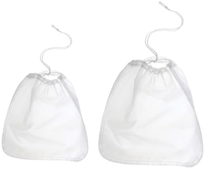 Homoyoyo Bolsa Coladora Reutilizable de Nailon 20.5x30.5 y 30.5x30.5 Cm, Filtro de Malla Fina para Leche de Soja y Café, Práctico Colador de Tela para Cocina Diario, Paquete 2 Piezas