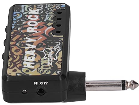 Annadue Amplificatore per Cuffie per Basso Elettrico, Amplificatore per Cuffie Portatile con Cavo, Accessori per Chitarra con Ricarica USB per Esercitarsi