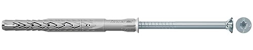 Fischer Tasselli prolungati SXRL 8x140 T (50 tasselli, 50 viti),Per: facciate, controsoffitti e sottostrutture per tetti in legno e metallo, cornici in legno,540117