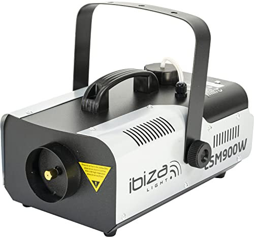 IBIZA LIGHT - Machine à fumée 900w LSM900W + 10 Litres de produit liquide fumée - idéal jeux de lumière PA SONO DJ MIX bar club mariage soirée dansante disco mobile