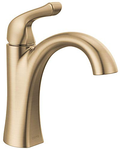 Delta Faucet 15840LF-CZ Arvo Single Hole, Champagne Bronze