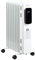 HOMCOM Radiatore a Olio a 9 Elementi, Temperatura Regolabile, 3 Livelli di Riscaldamento e Timer, 42.5x24x63cm, Bianco