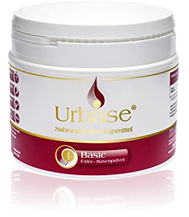 Laetitia Original Urbase I Basic Extra Basenmineralpulver: Nahrungsergänzungsmittel mit Magnesium, Calcium, Zink, Kieselerde – Basenfasten neutralisiert & gleicht Säuren aus – vegan, 200g Dose