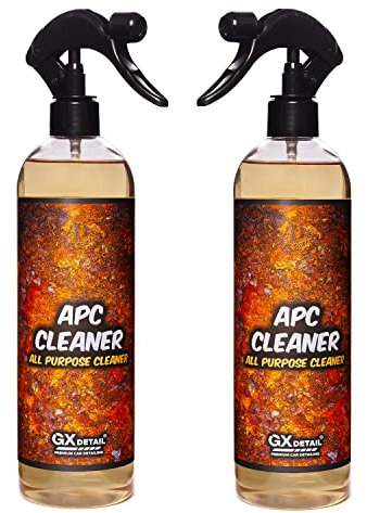 GxDetail APC Limpiador Multiusos para Coche 1 Litro – Limpieza Profunda en Interiores y Exteriores – Elimina Grasa, Suciedad y Manchas – Seguro para Tapicerías, Plásticos y Motores.