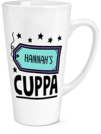 Personalised Cuppa Name 17oz Large Latte Mug Cup