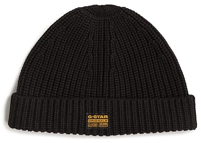 G-Star Men's Originals Fisherman Beanie, Black (dk black D24321-D167-6484), PC