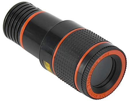 Teleobiettivo 12X con Messa a Fuoco Telescopica Trasparente per la Fotografia di Tablet Mobili