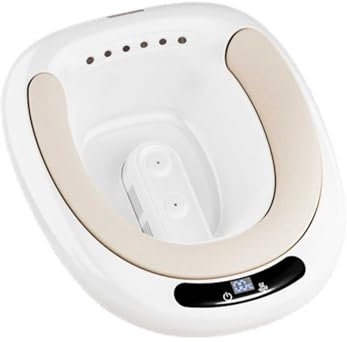 Gmpeccable Elektrisches Sitzbad, Bidet Einsatz für Toilette, Sitzbadewanne für Hämorrhoidenbehandlung, Wochenbettpflege, Schwangere und ältere Menschen, elektrisches Sitzbad für Hämorrhoiden