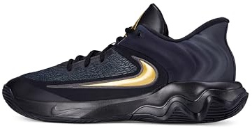 Nike Men's Giannis Immortality 4 Basketball Shoes, Black/Metallic Gold, 8