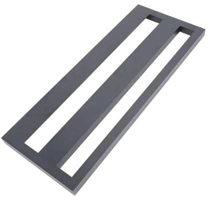 50 X 20 Cm Aluminiumlegierung Gummi Non Slip Ergonomic Gitarre Effects Pedal Board mit Einzigartigem Design, Organisierter Lagerung, Vielseitigen Montageoptionen und Innovativen