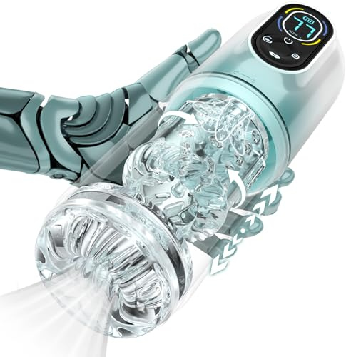 Electric Masturbator Masturbating for Men, 7 Telescopic Functions, Rotating & Suction, Sex Toy for Men