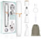AOOWU 4 in 1 Rasoio Elettrico Donna, Indolore Rasoio Intimo Donna, Ricaricabile Portatile Rasoio Elettrico Corpo Donna, Depilatore Corpo Donna per Viso, Corpo, Soprocciglia e Inguine, Regali per Donne
