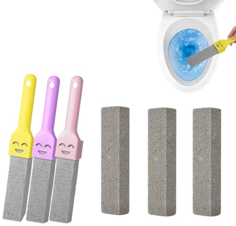 xolear 6 Pezzi Pietra Pomice per WC, Pietra Pomice con Manico, Sostituibile Cleaning Block WC, Smacchiatore Ostinato per Bagno, Lavandino, Cucina, Piscina e Molto