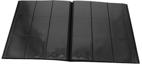 WOONEKY Raccoglitore di Monete Nero 360 Pezzi in Pp Copertina