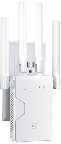 2026 New WiFi Extender Internet Booster for Home, Long Range up to 18ksq.ft, Wireless Internet Repeater Routers Signal Amplifier for Home, 15X Speed Access Point Ethernet Port, Mesh WiFi, 1-Tap Setup