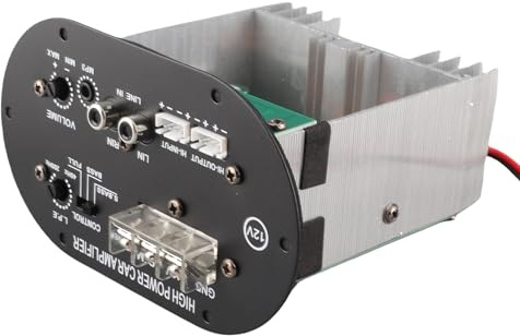 SENECESLI Car Amplifier Board, 120W 12V Subwoofer Amplifier Module with Bass Tone Control and Protection Circuit for 8-12 Inch Car Stereo Speaker System
