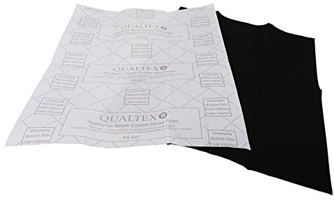 MasterPart Carbon Cooker Hood Filter, Cut To Size, Charcoal Vent Filters for All Cooker Hoods + Free Grease Filter