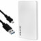 Storite 2.5 320GB Ultra Slim Portable External Hard Drive with Fast Data Transfer USB 2.0 Hard Drive Compatible with PC, Mac, Windows, Games, Laptop and Desktop (White)