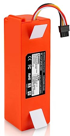 WILLQ 14.4V 5200mAh 6500mAh Sostituzione della Batteria agli ioni di Litio Ricaricabile Spazzatrice Batteria Batteria di Backup Aspirapolvere Sapre Batteria,14.4v6500mah