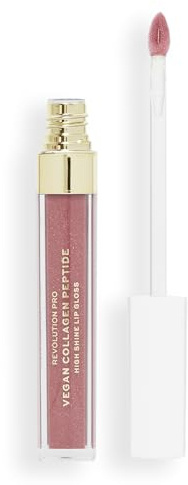 Revolution Pro Vegan Collagen Peptide High Shine Lip Gloss Stripped