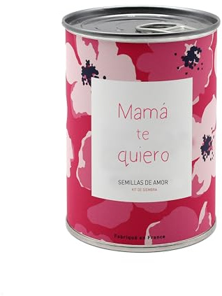 Kit para Plantar Flores en Caja - Semillas de Flores de Colores - Regalo Original para Amigos, Familiares, Fiestas y Cumpleaños - Regalo Ecológico para el Día de la Madre - Fácil de Usar (Mamá)