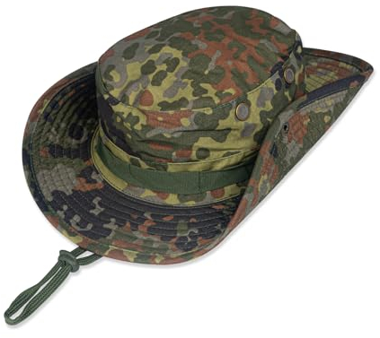Sonnenhüte für Herren und Damen, Fischerhut, UV-Schutz, Boonie-Hut für Safari, Angeln, Wandern, Garten, Strand, Deban Camo, 7 1/8-7 7/8