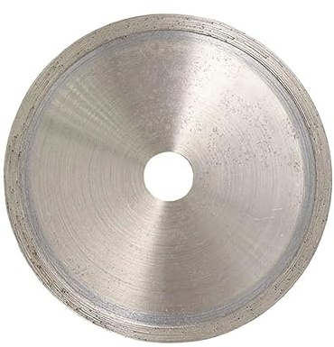 Lama per sega circolare diamantata, 1 pezzo, disco da taglio senza denti per tagliare vetro, giada, gioielli, agata e pietre preziose (4 Inch/20 MM)