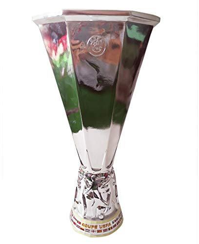 SWAYVES Trofeo Di Calcio 2020-2021, Trofeoa Super Competizione, Trofeo Di Calcio con Nastri per Tifosi, Souvenir, Collezione, Ornamenti, Altezza 44 cm/44Cm/17.3