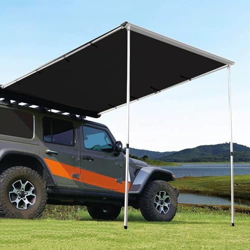 YZMJXNYY Toldo para Coche, Toldo Lateral para Camión,toldo Camper, Toldo para Caravana, Toldo Furgoneta, Tienda SUV, Impermeable para Acampar, Viajes Al Aire Libre(1.6x2.5m/62.9x98.4in)