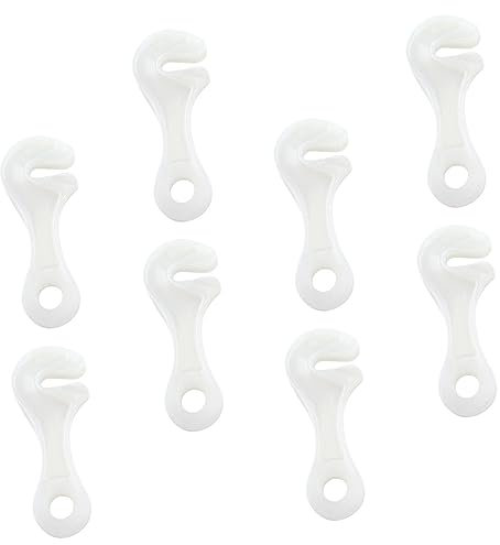 KOMBIUDA 8stücke Windseilschnallen Campingclips Befestigungsklemme Für Zelt Markise Wohnwagen Leicht Tragbar Robuste Seilverschlussleine Für Outdoor Camping Segeln Picknick