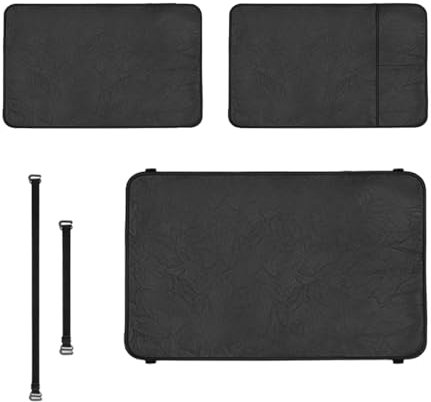 Ancsttu Armlehnenschoner für Couch, wasserdichter Lederschutz, seitliche Aufbewahrungstasche, Sessel-Schonbezüge für Liegestuhl, Sofa