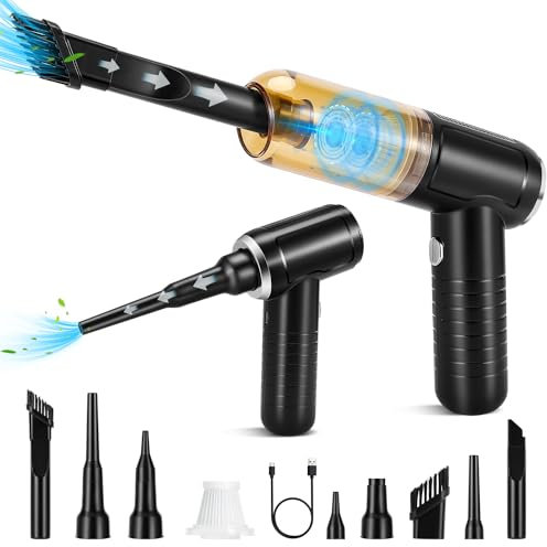 Barley Direct Handstaubsauger Akku 9500pa Kabellos Mini Autostaubsauger USB Aufladbar Nass & Trocken Handsauger Handstaubsauger für Auto Tierhaare Haus Auto