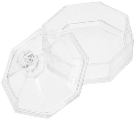 Ciieeo Porta-caramelle in Vetro Trasparente Con Coperchio Contenitore Per Biscotti e Snack Barattolo Per Spezie e Condimenti Per Frutta e Noci Uso Versatile in Casa Ufficio e Hotel