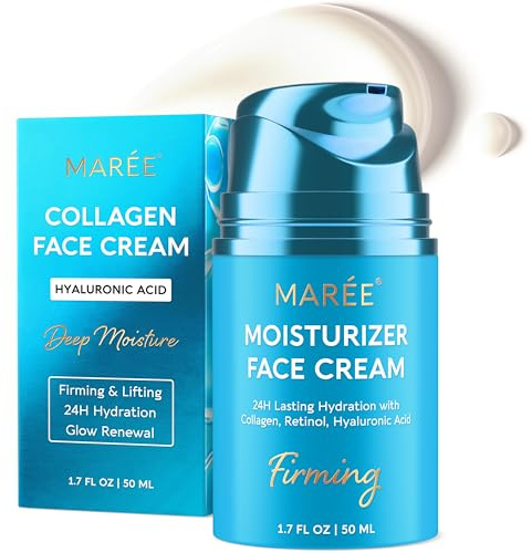 MAREE Face Moisturizer – Anti-aging Collagen & Retinol Face Cream for Women