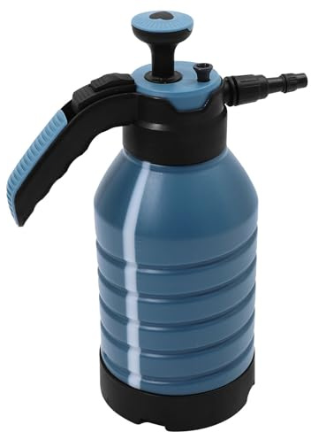 DECOMELODY Annaffiatoio Piccolo Pompa Pressione Spruzzatore Multiuso per Piante da Interno in Trasparente per Controllo Facile Acqua per Annaffiare Vasi e Piantine in Casa e Giardino