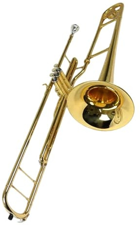 Trombón De Pistón En Sib Cuerpo De Latón Acabado Lacado Con Boquilla Tipo Caja instrumento Trombón