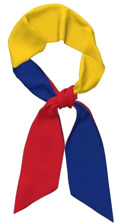 QAZWZML Bufandas de seda con estampado de la bandera de Rumania, elegantes bufandas de seda, se pueden utilizar como accesorios de bolso, pulseras o corbatas.