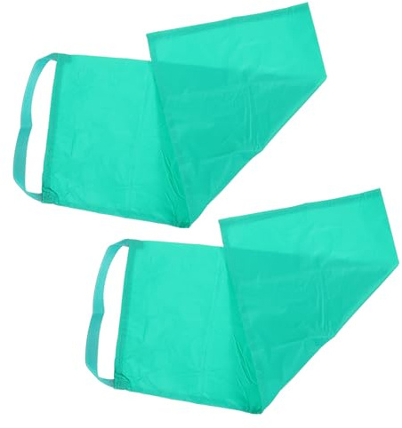 Sockenanziehhilfe 2 Stück Nylon für Kompressionsstrümpfe und Socken | Grün, Leicht und Tragbar, für Zuhause und Krankenhaus, für Ältere Menschen und Schwangere