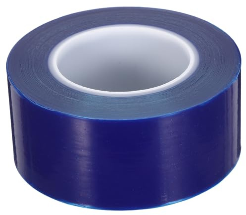AKOOSY Cinta Protectora para Llantas de Coche Azul 60 MM X 200 M Película Protectora Extraíble sin Residuos Adhesión Fuerte para Automóviles Motocicletas y Bicicletas Tira de Neumáticos