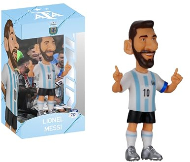 MINIX – Fotboll stjärnor miniformat – världsmästerskap – Argentina – Messi – samlarfigur 7 cm
